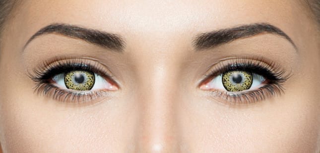 Офтальмикс Butterfly Golden (2 линзы)