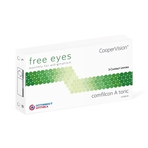 Free eyes monthly for astigmatism (3 линзы)