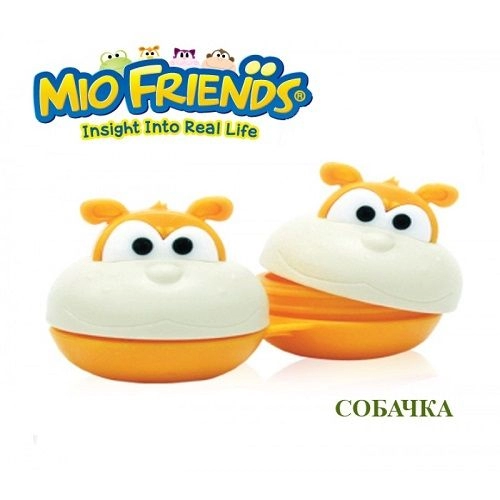 Контейнер для линз с пинцетом "MioFriends" Собачка