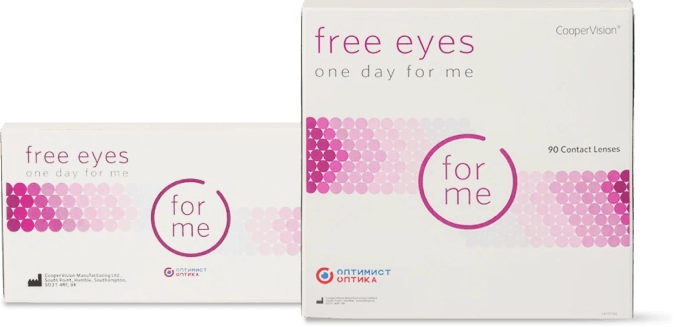 FREE EYES ONE DAY FOR ME <span>Линзы для ваших достижений!</span>