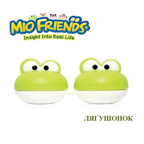 Контейнер для линз с пинцетом "MioFriends" Лягушенок